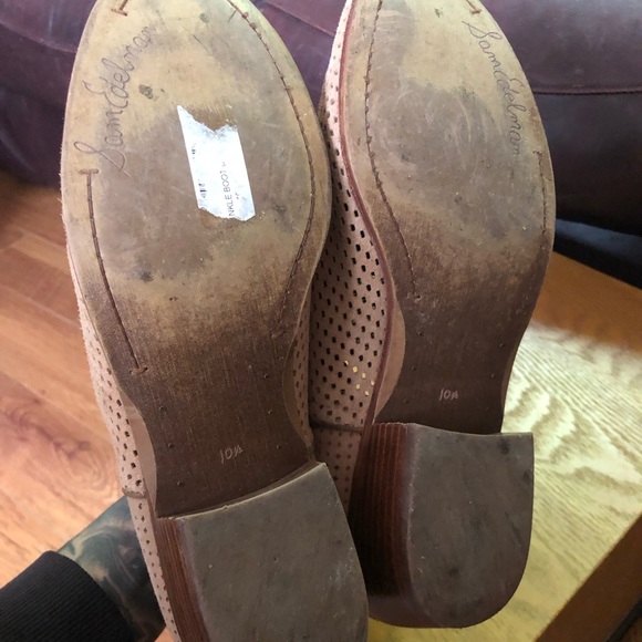 Sam Edelman Leather Ankle Booties - Picture 5 of 8